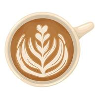 representação da xícara de café vetor