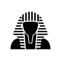 silhueta do a egípcio faraó vetor