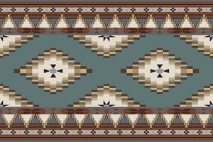 navajo tribal vetor desatado padronizar. nativo americano ornamento. étnico sul ocidental decoração estilo. boho geométrico ornamento. vetor desatado padronizar. mexicano cobertor, tapete. tecido tapete ilustração.