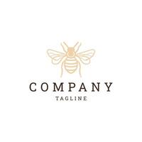 ai gerado querida abelha logotipo companhia vetor
