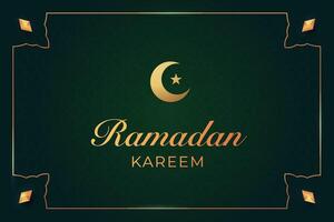 Ramadã, eid al-fitr, islâmico Novo ano fundo cumprimento cartão vetor