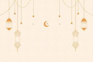 eid al-fitr, Ramadhan decorativo cumprimento cartão vetor