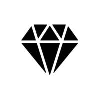 vetor de ícone de diamante