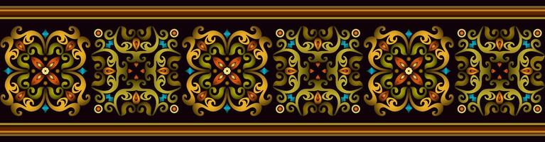 vetor abstrato decorativo étnico ornamental ilustração. colorida listra fundo