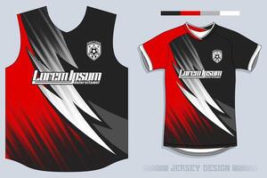 Esportes jérsei e camiseta modelo Esportes jérsei Projeto vetor. Esportes Projeto para futebol, corrida, jogos jérsei. vetor. pró vetor