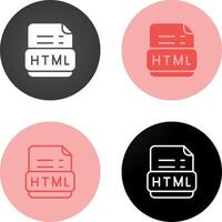 ícone do vetor html