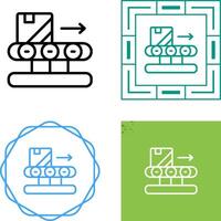 ícone de vetor de correia transportadora