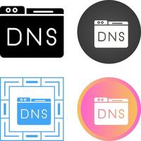 domínio dns gestão vetor ícone