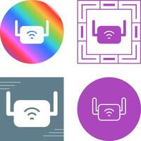 Wi-fi alcance extensor vetor ícone