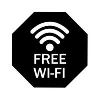 Wi-fi ícone vetor definir. sem fio ilustração placa coleção. sinal símbolo.