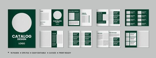 mobília produtos Catálogo projeto, Paginas multiplas folheto Catálogo modelo Projeto com brincar vetor