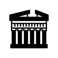 Atenas ícone dentro vetor. logótipo vetor