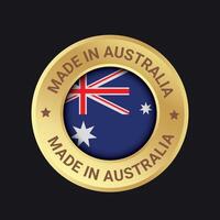 fez dentro Austrália Prêmio vetor logotipo fez dentro Austrália logotipo ícone e Distintivos