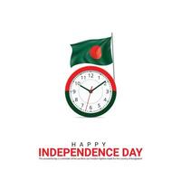 independência dia do Bangladesh. independência dia criativo Projeto para social meios de comunicação publicar. vetor