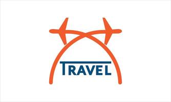 modelo de logotipo de viagens vetor