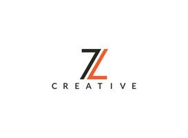 inicial carta z linha logotipo isolado em Duplo fundo. utilizável para o negócio e branding logotipos. plano vetor logotipo Projeto modelo elemento.