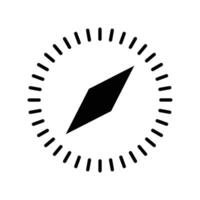bússola ícone vetor, navegador ilustração símbolo simples vetor ilustração eps 10