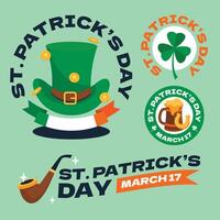 st patricks dia vetor ilustração