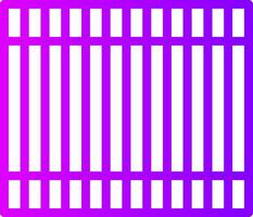 bambu esteira linear gradiente ícone vetor