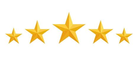 cinco Estrela ícone dentro na moda estilo. cliente satisfação comentários vetor