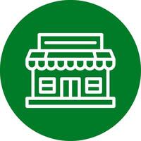 mercado esboço círculo ícone vetor