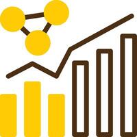 subir ondulação amarelo mentir círculo ícone vetor