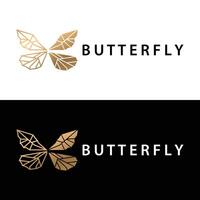 borboleta logotipo animal Projeto marca produtos lindo e simples decorativo animal asa vetor