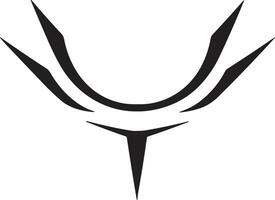 asas logotipo dentro moderno mínimo estilo vetor