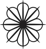 folha e flor logotipo para ioga dentro moderno mínimo estilo vetor