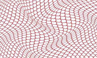 abstrato geométrico peixe escala padronizar vetor ilustração.