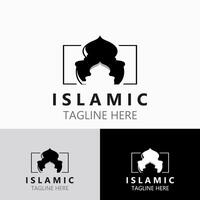 islâmico mesquita logotipo projeto, modelo islâmico, islâmico dia Ramadã vetor criativo idéia