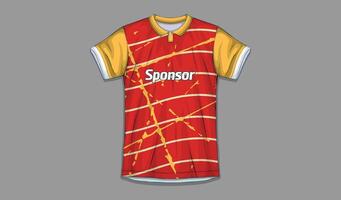 design de camisa de futebol para sublimação, design de camiseta esportiva vetor