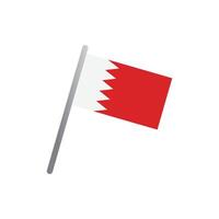 bahrain bandeira ícone vetor