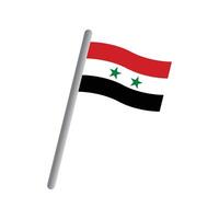 Síria bandeira ícone vetor