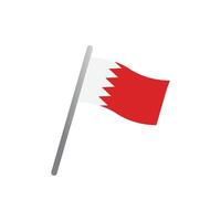 bahrain bandeira ícone vetor