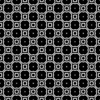 padrão abstrato sem emenda preto e branco. fundo e pano de fundo. design ornamental em tons de cinza. vetor