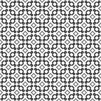 padrão abstrato sem emenda preto e branco. fundo e pano de fundo. design ornamental em tons de cinza. vetor