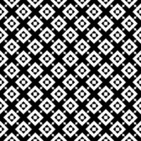 padrão abstrato sem emenda preto e branco. fundo e pano de fundo. design ornamental em tons de cinza. vetor