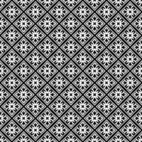 padrão abstrato sem emenda preto e branco. fundo e pano de fundo. design ornamental em tons de cinza. vetor