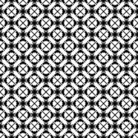 padrão abstrato sem emenda preto e branco. fundo e pano de fundo. design ornamental em tons de cinza. vetor