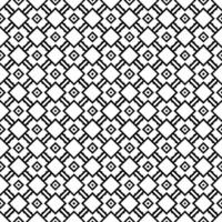 padrão abstrato sem emenda preto e branco. fundo e pano de fundo. design ornamental em tons de cinza. vetor