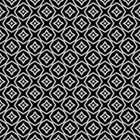 padrão abstrato sem emenda preto e branco. fundo e pano de fundo. design ornamental em tons de cinza. vetor