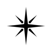 norte Estrela ícone vetor Projeto modelo dentro branco fundo
