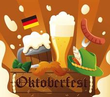 celebração da oktoberfest vetor