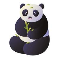 panda gigante asiático vetor