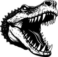 crocodilo - Alto qualidade vetor logotipo - vetor ilustração ideal para camiseta gráfico