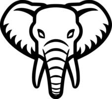 elefante - minimalista e plano logotipo - vetor ilustração