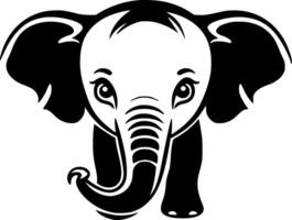 elefante bebê - minimalista e plano logotipo - vetor ilustração