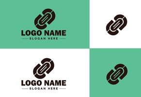 cadeia ícone logotipo vetor arte gráficos para o negócio marca aplicativo ícone cadeia logotipo modelo