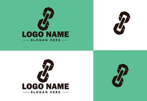 cadeia ícone logotipo vetor arte gráficos para o negócio marca aplicativo ícone cadeia logotipo modelo